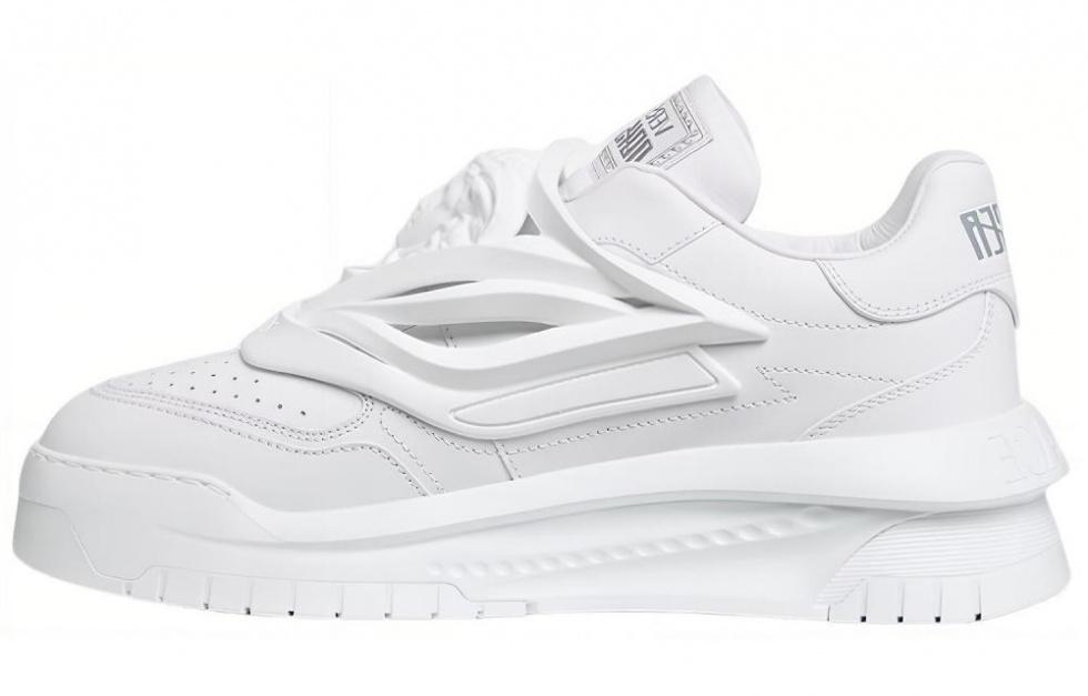 VERSACE Odissea Caged Rubber Medusa White Women's
