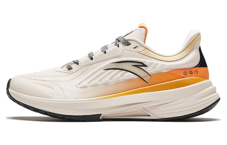 Anta Innovative Water-Repellent Wear-Resistant Low-Top Running Shoes Women's Beige Orange