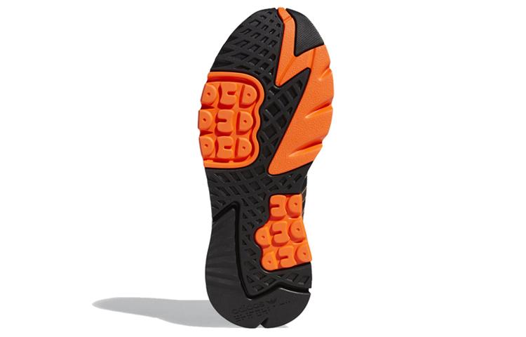 Adidas Nite Jogger Core Black Solar Orange купить в интернет-магазине Yoocart с быстрой доставкой по России.