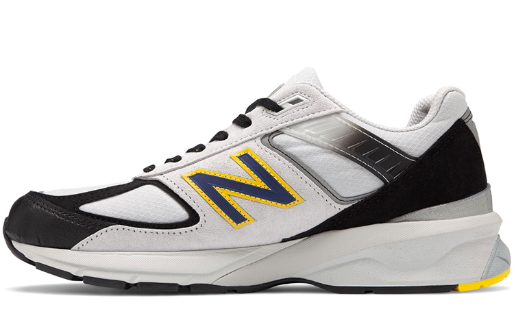New Balance 990v5 Silver Black Yellow