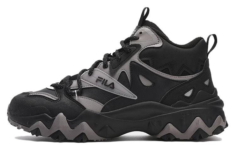 FILA Oakmont Mid-Top Chunky Sneakers Men's Black Sky Gray