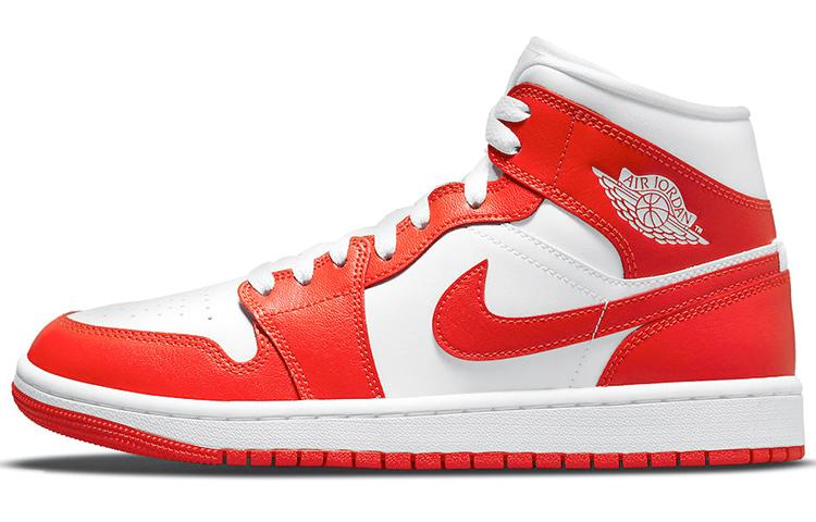 Air Jordan 1 Mid 'Habanero Red' Women's