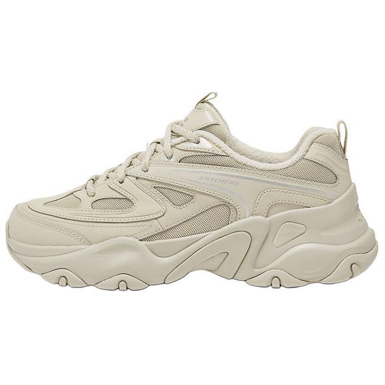 Skechers DLITES Support Height Enhancement Low-Top Chunky Sneakers Women's Yellow