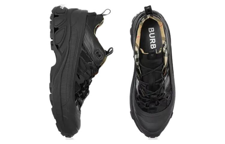 Burberry Arthur Low Top Sports Casual Shoes Men's Black