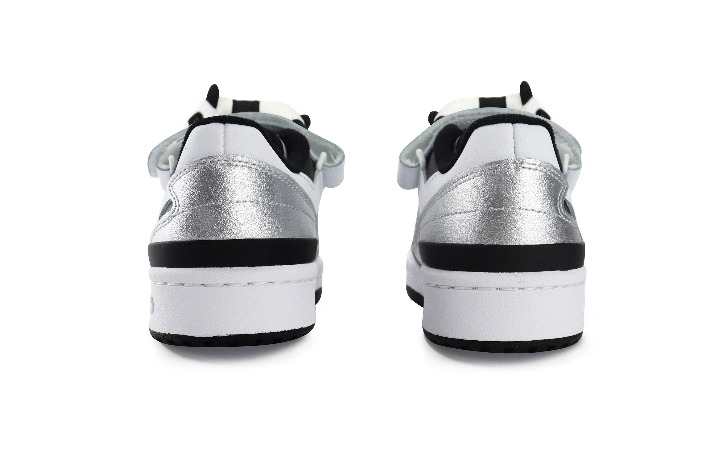Adidas Originals FORUM Anti-Slip Wear-Resistant Low-Top Skateboard Shoes Unisex Black White Silver купить в интернет-магазине Yoocart с быстрой доставкой по России.