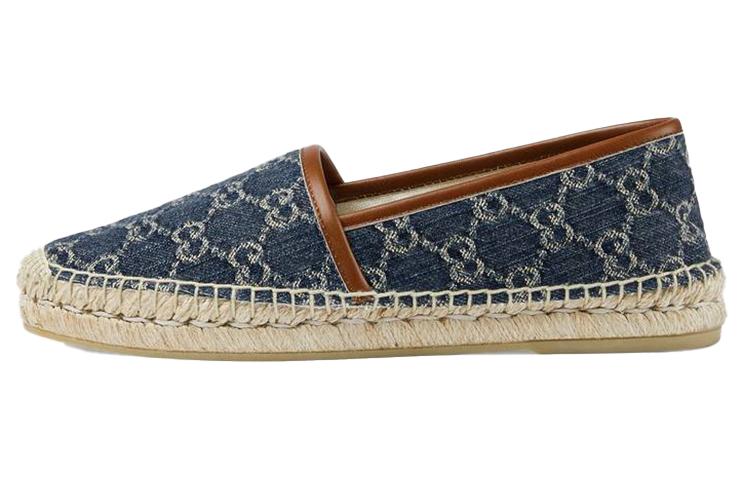 GUCCI GG Denim Espadrilles Women's