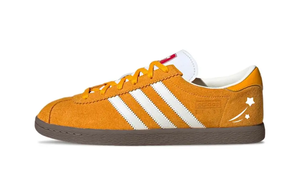 Adidas Originals Stadt Abrasion Resistant Low top German Army Trainers Unisex Lemon