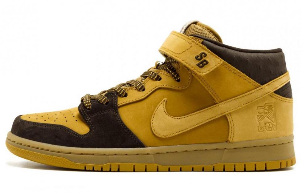 Кроссовки для скейтбординга NIKE Dunk SB, модель MID, верх Top, унисекс.