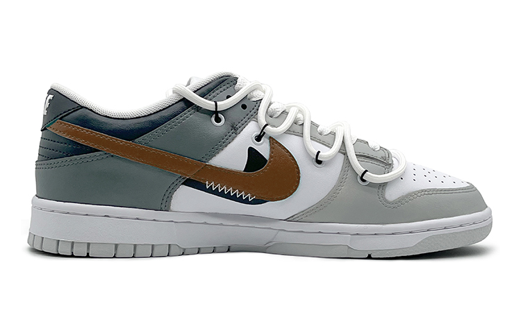 Nike Dunk Low 'Neutral Grey' Slip-Resistant Low-Top Skateboard Shoes GS Gray Brown купить в интернет-магазине Yoocart с быстрой доставкой по России.