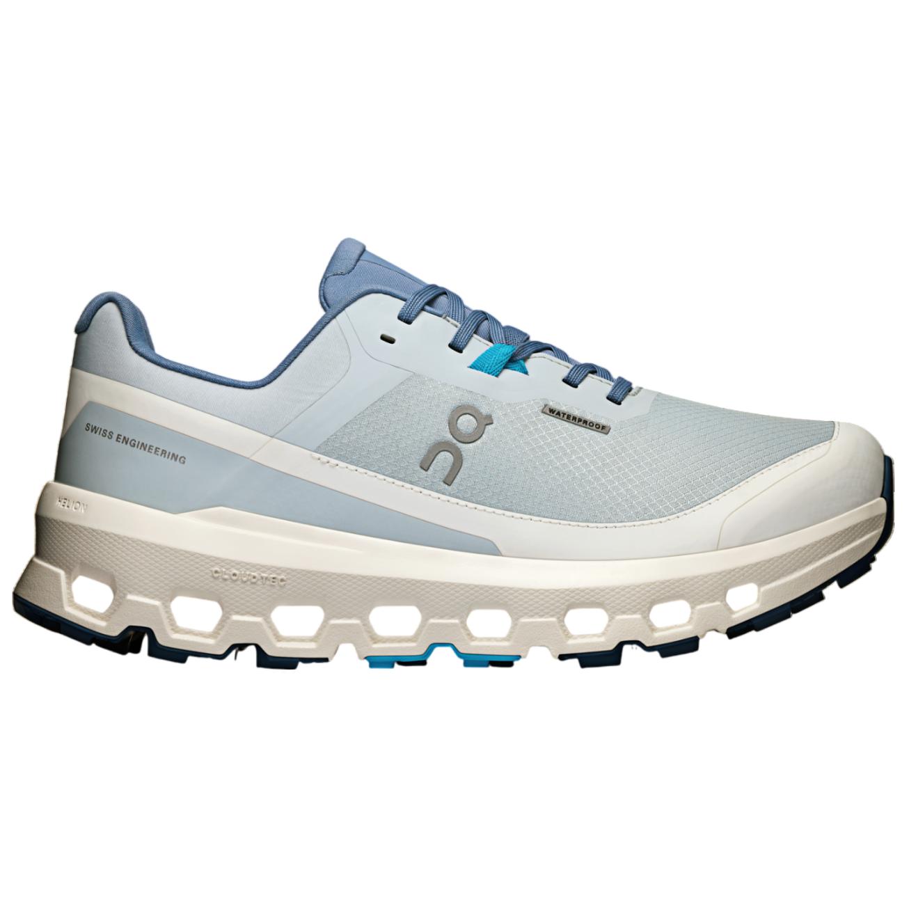 On Cloudvista 2 Anti-Slip Wear-Resistant Low-Top Running Shoes Women's Blue White