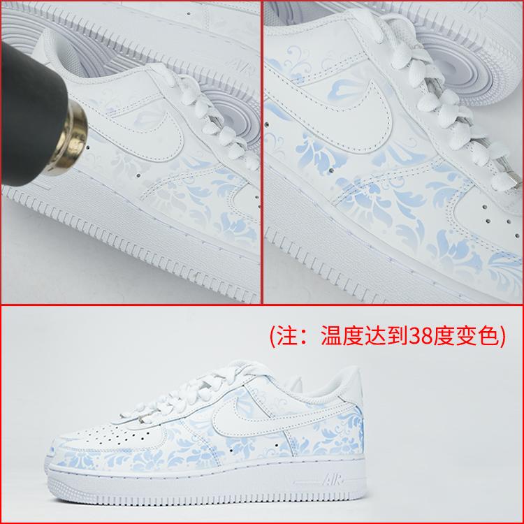 Nike Air Force 1 OWCM Anti Slip Wear Resistant Low Top Skateboard Shoes Unisex Pure White купить в интернет-магазине Yoocart с быстрой доставкой по России.