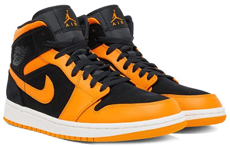 Jordan 1 Mid Black Orange Peel купить в интернет-магазине Yoocart с быстрой доставкой по России.
