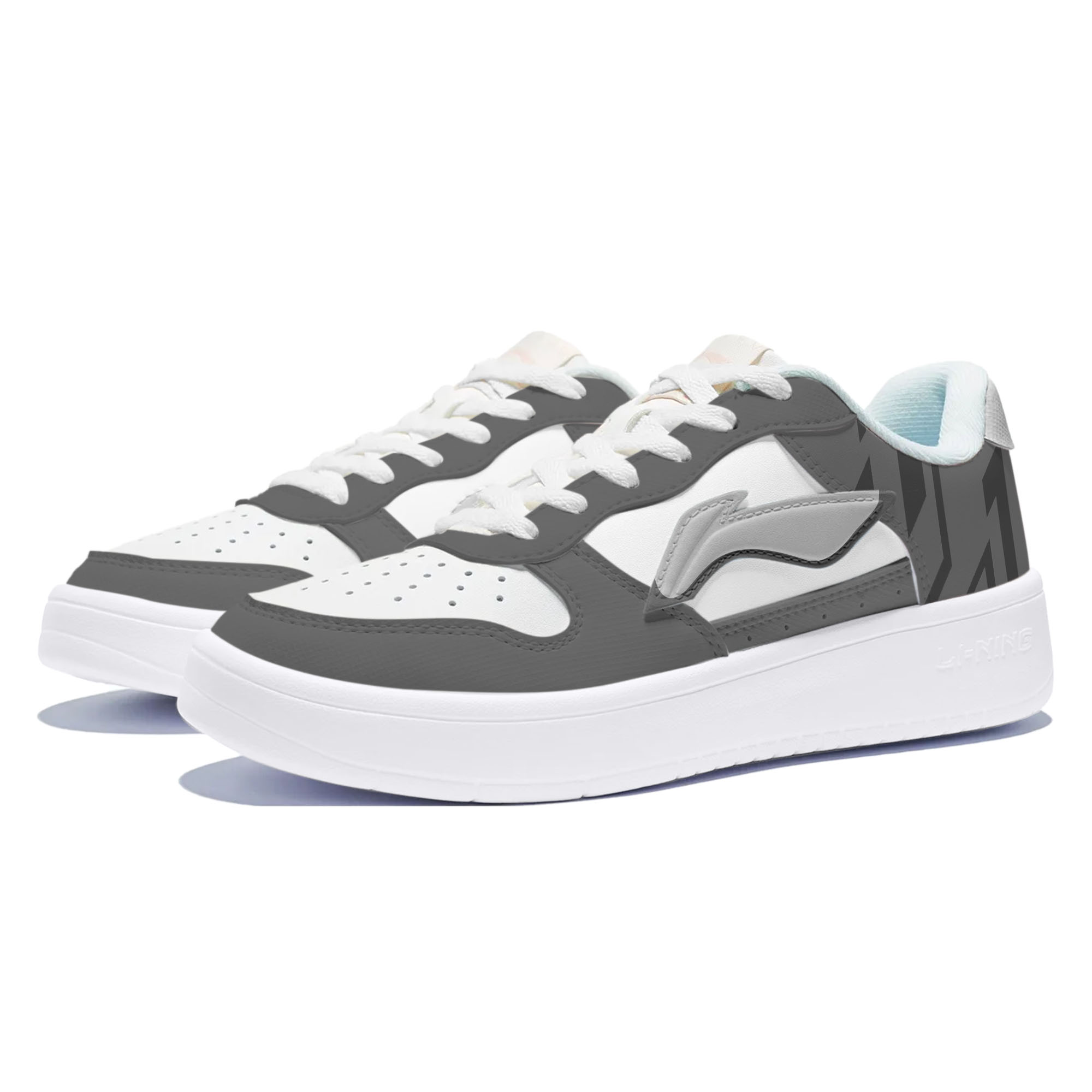 LiNing Pontoon Boats Slip Resistant, Abrasion Resistant, Breathable Low top Skateboard Shoes Women's White купить в интернет-магазине Yoocart с быстрой доставкой по России.
