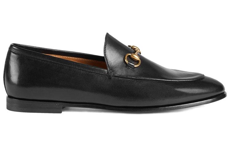 GUCCI Jordaan Loafer Black Leather купить в интернет-магазине Yoocart с быстрой доставкой по России.