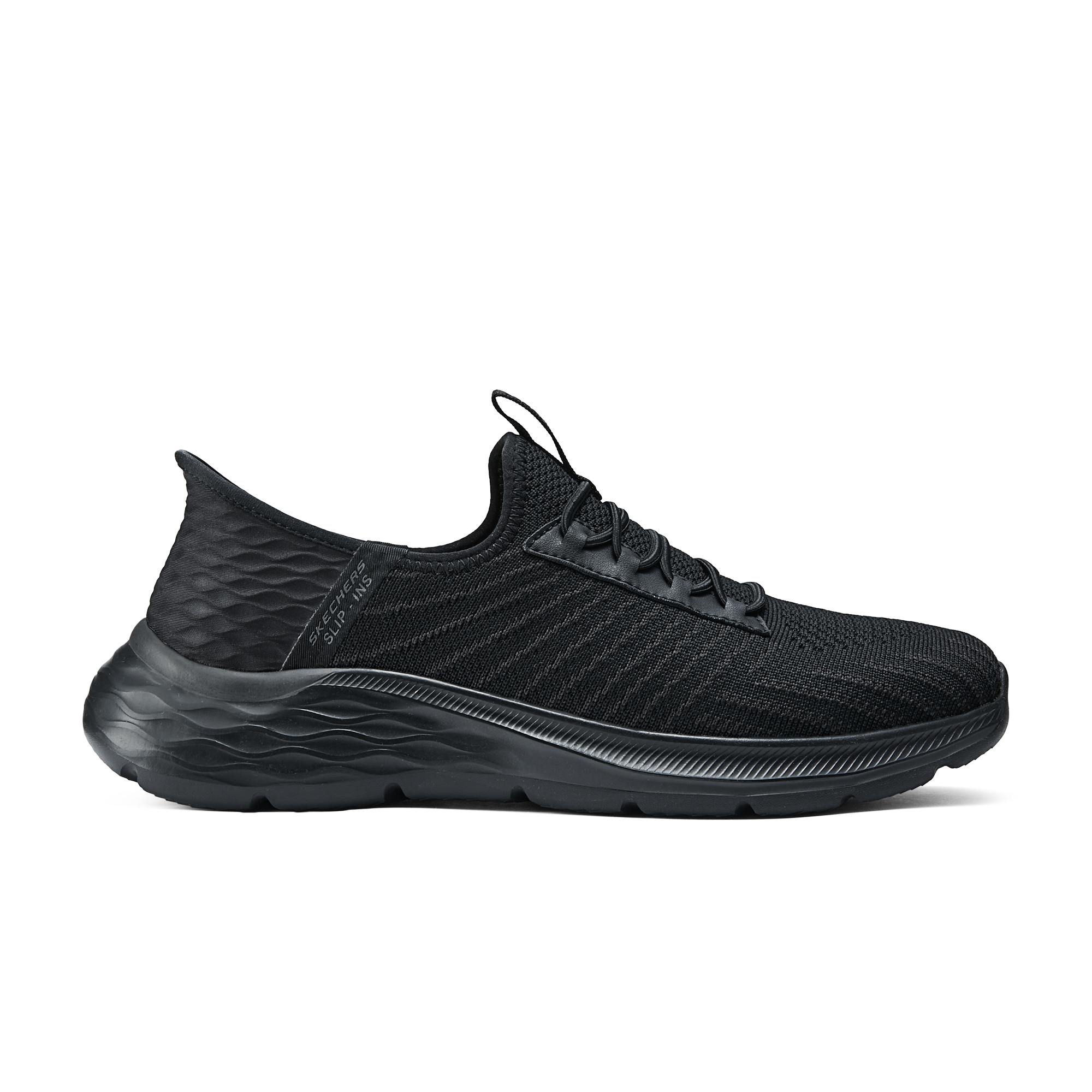 Skechers Cushioning Wear-Resistant Breathable Coverage Lightweight Rebound Low-Top Casual Shoes Men's Black купить в интернет-магазине Yoocart с быстрой доставкой по России.