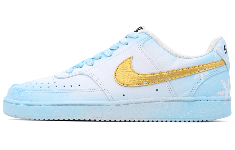 Nike Court Vision 1 Low Next Nature Low-Top Skateboard Shoes Men's White Blue