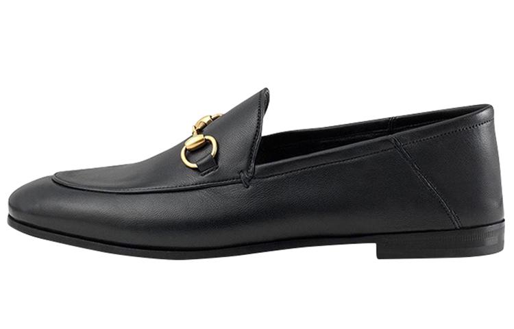 GUCCI Women's Leather Horsebit Loafer 'Black' Women's