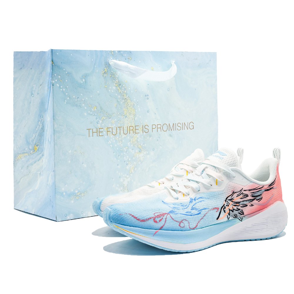LiNing Wuyue Cushioning Abrasion Resistant Breathable Low Top Casual Running Shoes Men's Pink Blue Black