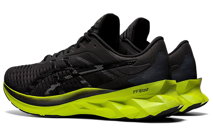 Asics Novablast 'Black Lime Zest'