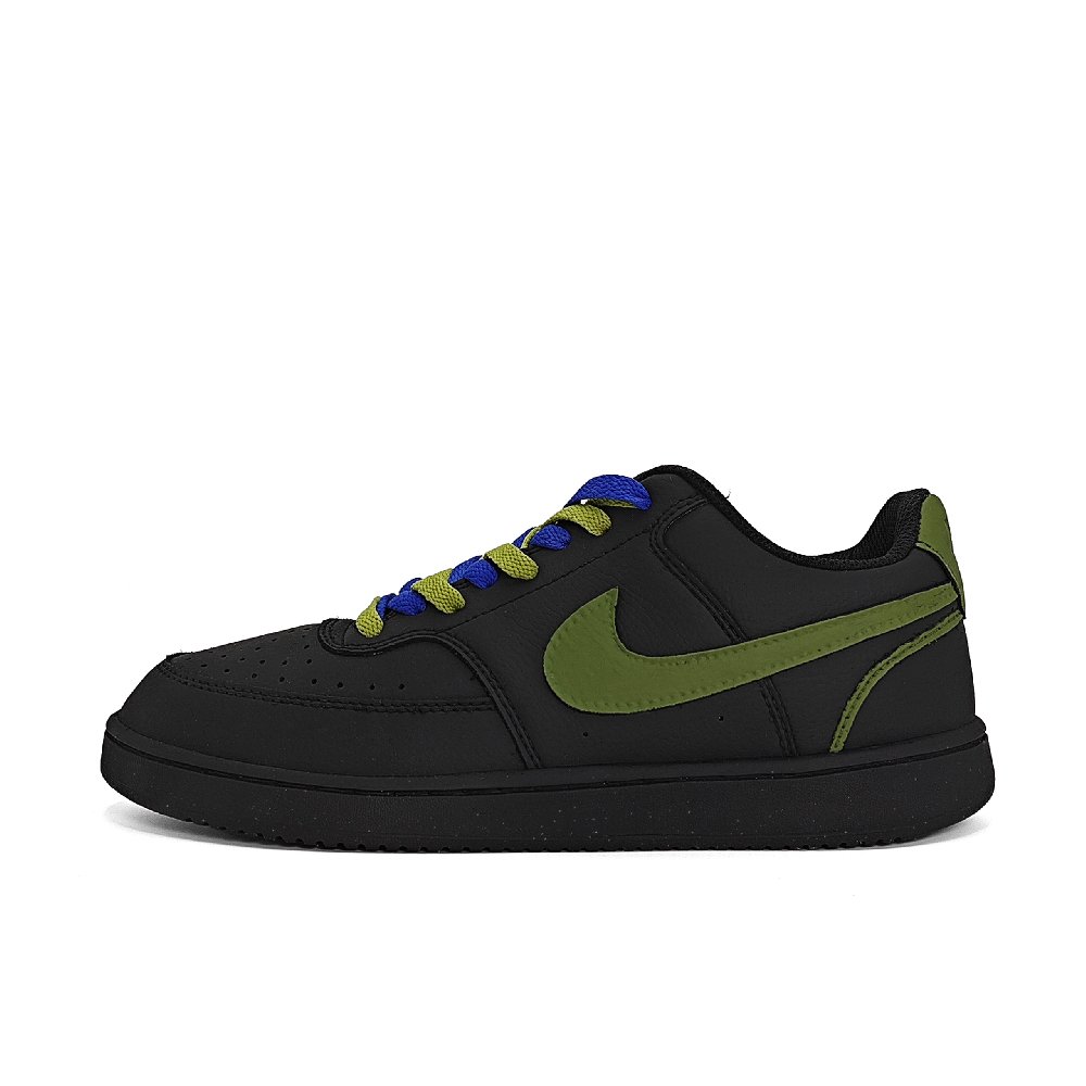 Nike Court Vision Anti-Slip And Wear-Resistant Lightweight Low-Top Skateboard Shoes Unisex Black Green