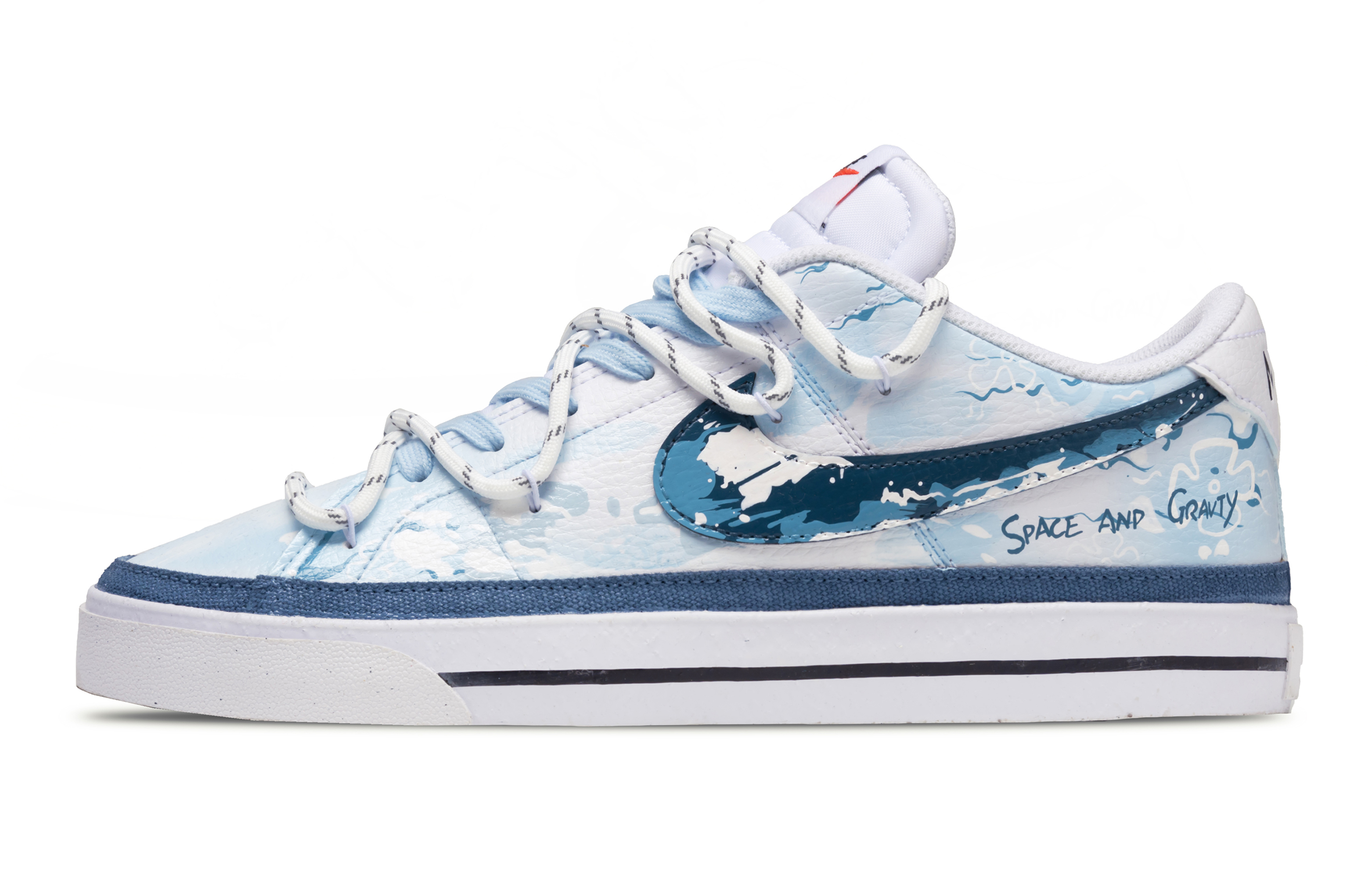 Nike Court Legacy Wave Island Summer Sky Slip Resistant, Abrasion Resistant, Lightweight Low top Skateboard Shoes Men's