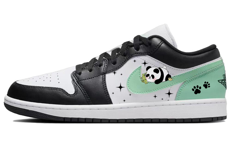 Jordan Air Jordan 1 Vintage Basketball Shoes Men Low Top Green/White
