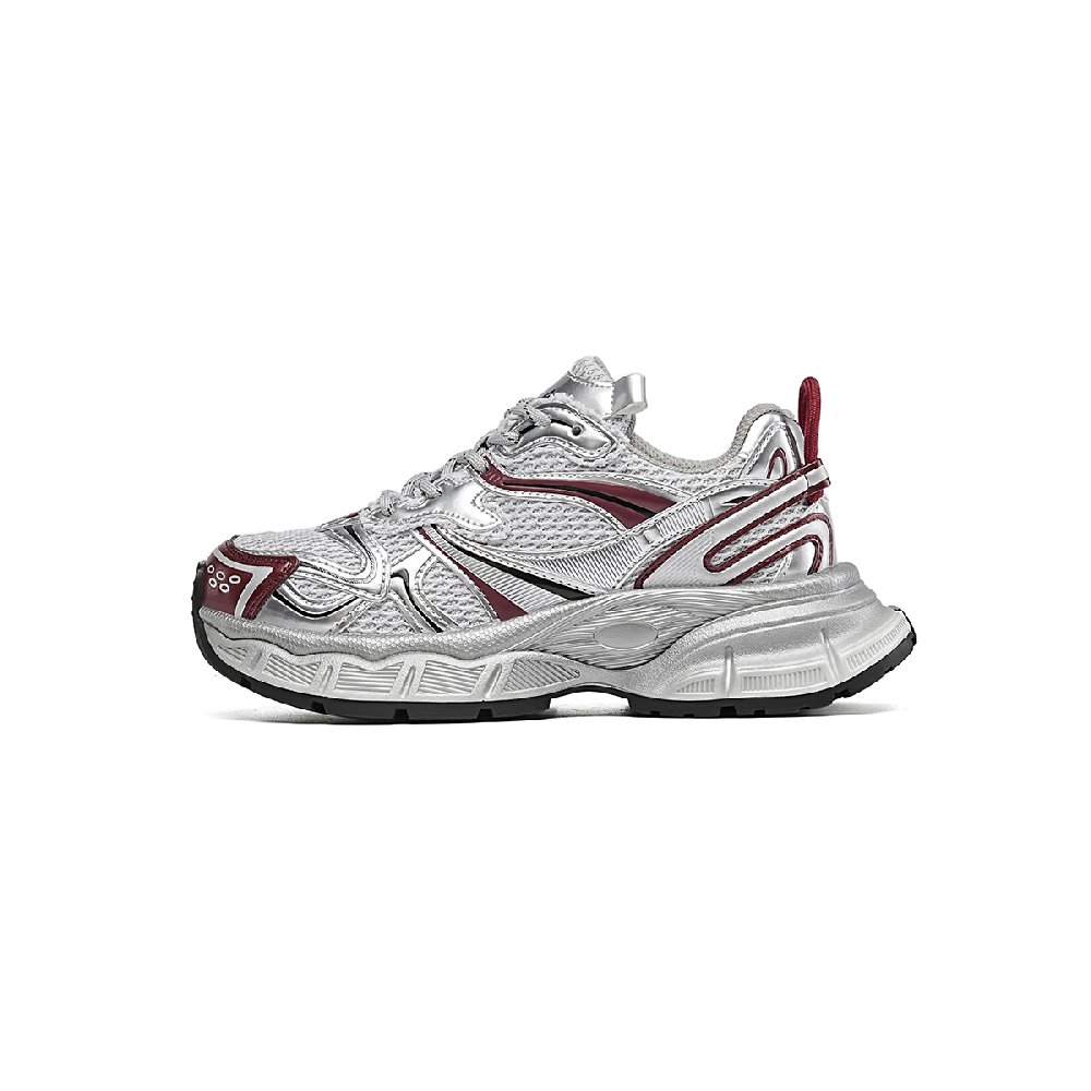 EBLAN Low-Top Chunky Sneakers Women's Red