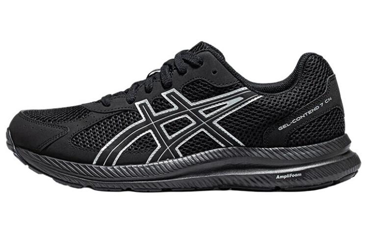 Asics Gel-Contend 7 Cushioning Wear-Resistant Low-Top Casual Running Shoes Men's Black