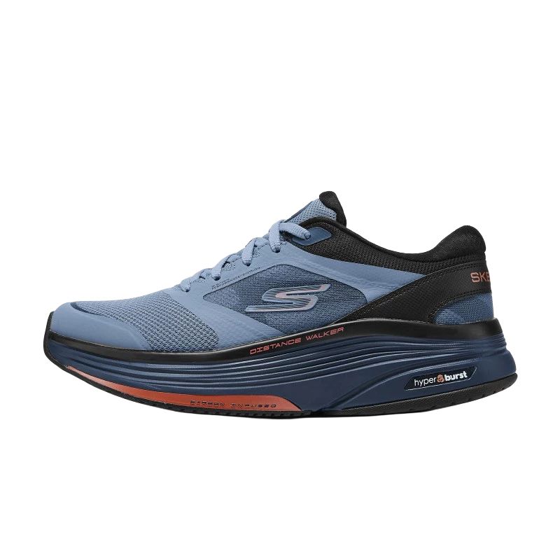 Skechers MEN'S GO WALK Abrasion Resistant Balance Low Top Casual Shoes Men's Blue