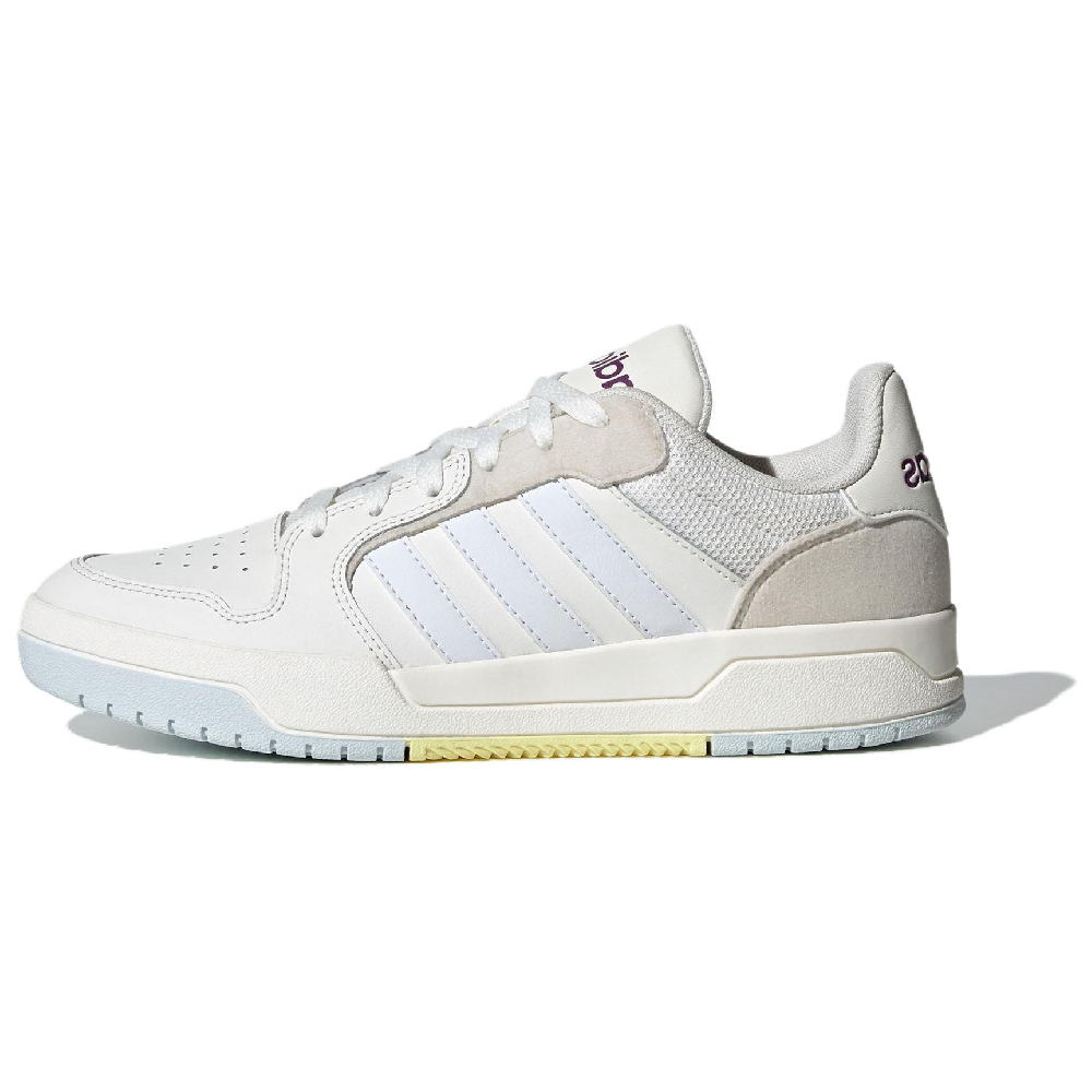 Adidas ENTRAP Low Top Skateboard Shoes Men's Ecru Gray