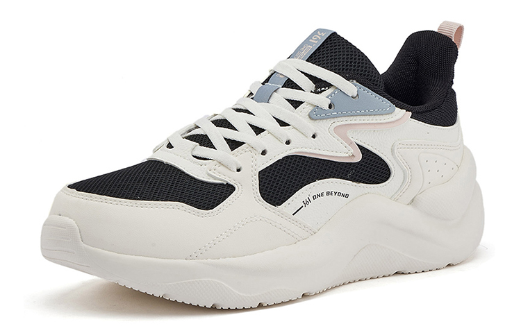 361° Slip Resistant Low top Sports Casual Shoes Women's White Black