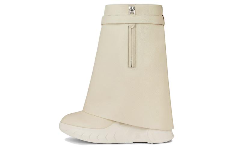 Givenchy Shark Lock Biker Ankle Boots 8cm Women's Light Umber купить в интернет-магазине Yoocart с быстрой доставкой по России.