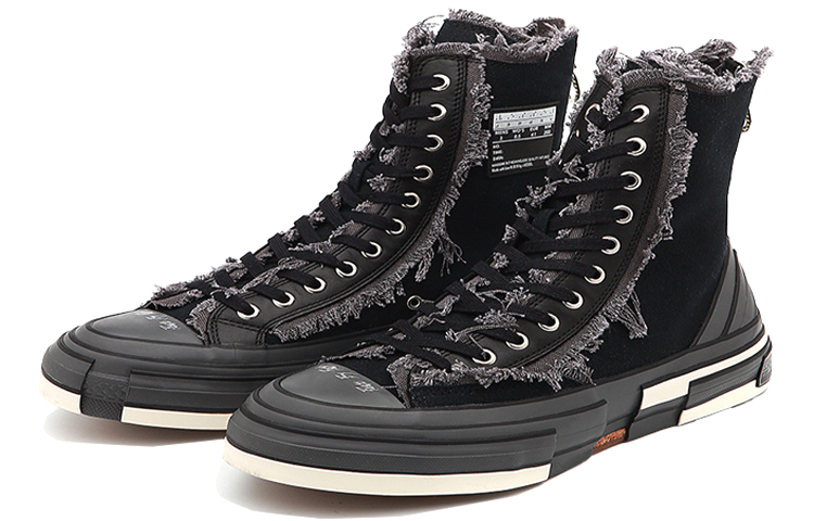Yohji Yamamoto x VESSEL G.O.P. Highs High-Top Skateboard Shoes Unisex Black