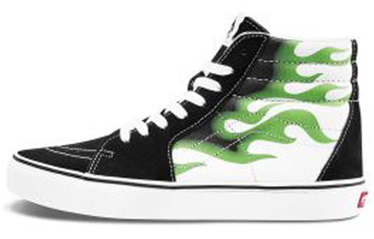 Sk8 Vans Hi 'Flame Black White'