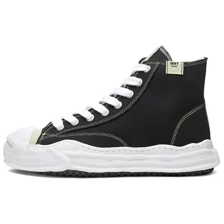 MIHARA YASUHIRO Hank High top Stylish Skateboarding Shoes Unisex Black