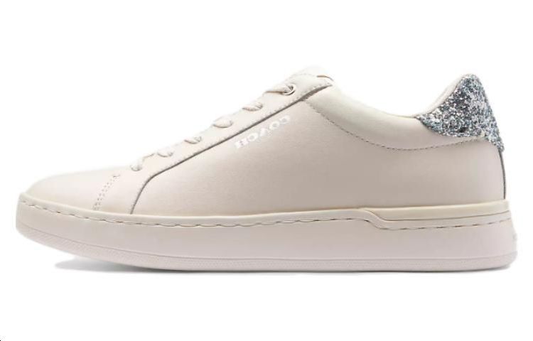 COACH Cushioning, Wear Resistant Low Top Casual Shoes Women's White