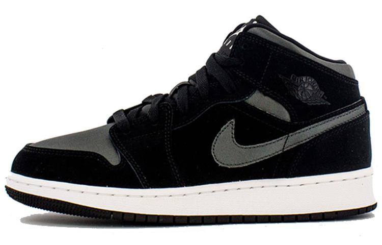 Air Jordan 1 Mid SE 'Black Anthracite' GS