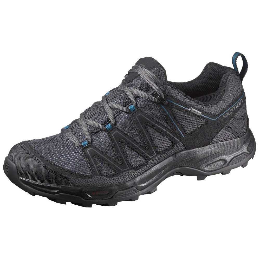 SALOMON WENTWOOD GTX Waterproof And Breathable Grip Low Top Hiking Shoes Men's Gray