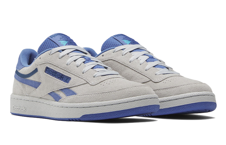 Reebok Club C REVENGE Low-Top Skateboard Shoes Unisex Blue Gray