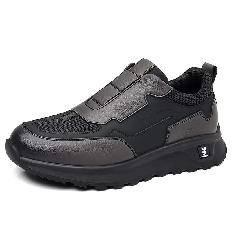 Playboy Low Top Casual Shoes Men's Black Gray