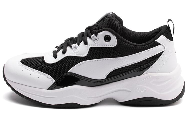 PUMA Cilia Patent White/Black Women's
