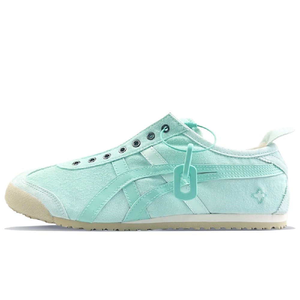 Onitsuka Tiger MEXICO 66 Slip-on Wear-resistant And Lightweight Low-Top Casual Shoes Unisex Green White