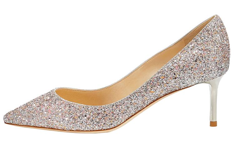 Jimmy Choo ROMY 60 Slim Heel High Heels Women's Orange Pink