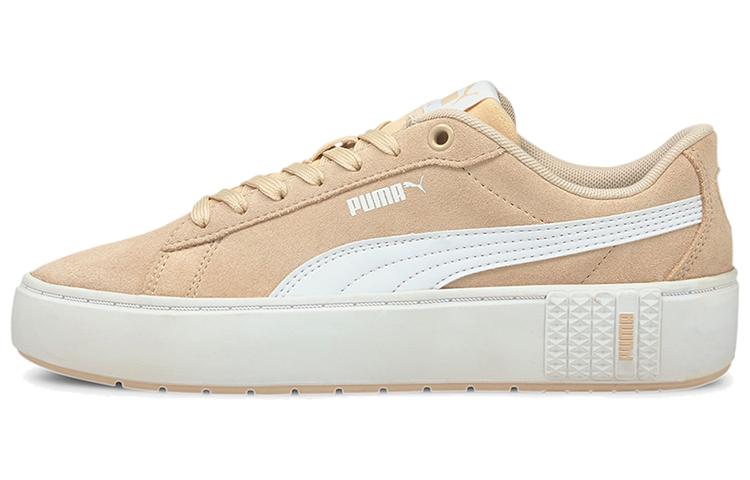 PUMA Smash Platform V2 Suede 'Khaki White' Women's