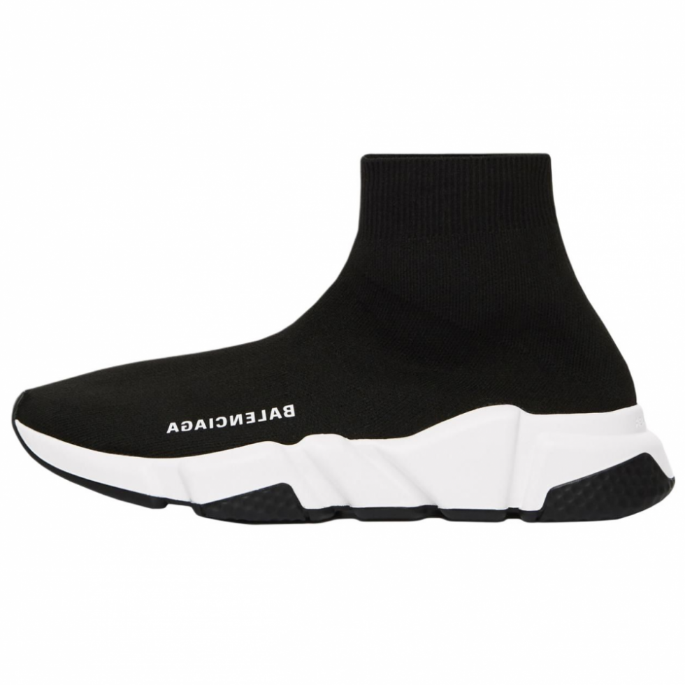 Balenciaga Speed Recycled Black White Women's