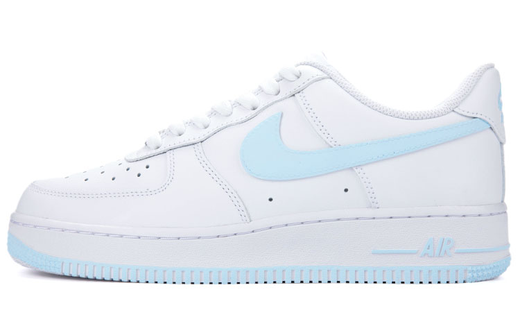 Nike Air Force 1 Slip Resistant, Abrasion Resistant, Lightweight Low Top Skateboard Shoes Women's Blue White