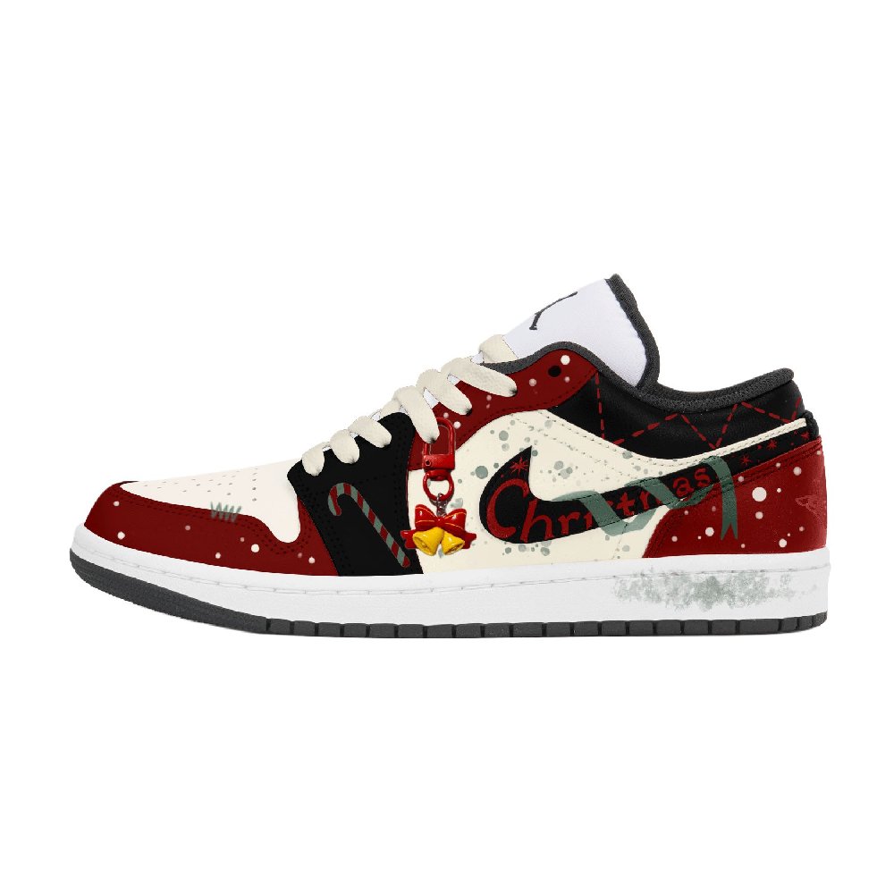 Jordan Air Jordan 1 Abrasion Resistant Low Top Vintage Basketball Shoes Men's Burgundy