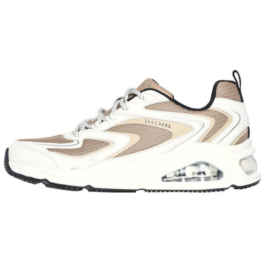 Skechers Street Breathable Low-Top Casual Shoes Women's White Tan