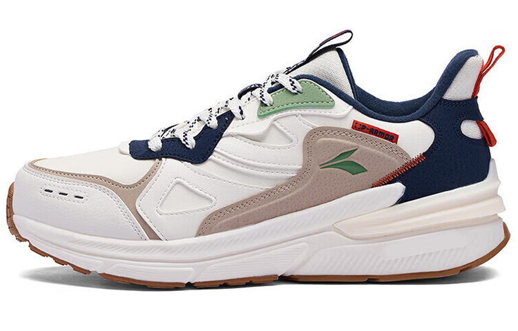 361° Slip Resistant, Abrasion Resistant, Lightweight Low Top Running Shoes Men's White Umber