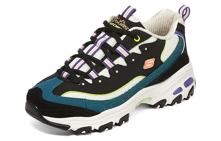 Skechers D'Lites 1.0 'Black Blue Purple' Women's купить в интернет-магазине Yoocart с быстрой доставкой по России.